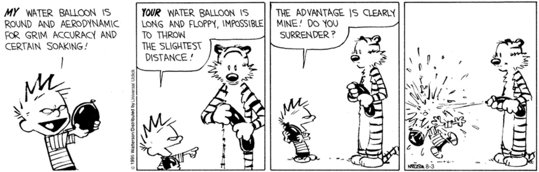 Calvin and Hobbes Comic Strip for July 01, 1986
